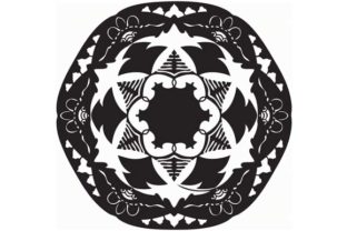 Black Mandala Vector Art for Modern Design Needs