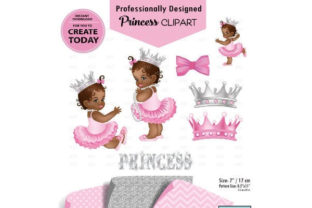 Exploring African American Girl Pink Gray Clipart for Creative Projects