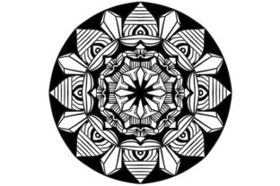 Exploring the Aesthetic and Utility of Mandala Vector Art Pattern Black 88