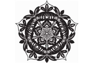 Exploring the Mandala Vector Art Pattern Black 74: A Versatile Design for Creative Projects