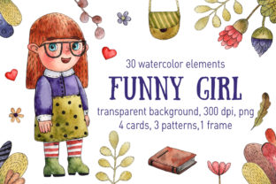 Funny Girl - Watercolor Set