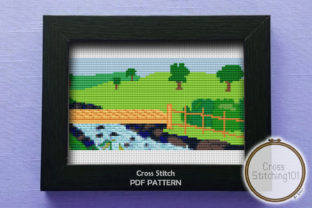 Park Nature Cross Stitch Pattern: A Modern Twist on Traditional Craft